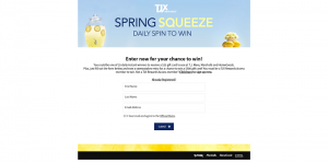 TJX Rewards Access Spring Squeeze Sweepstakes