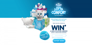 Scotties Whole Lotta Comfort Giveaway Sweepstakes