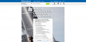 West Marine America's Cup Experience from Sperry Sweepstakes