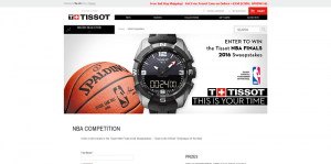 Tissot NBA Finals 2016 Promotion