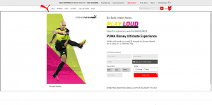 PUMA Disney Ultimate Experience Sweepstakes