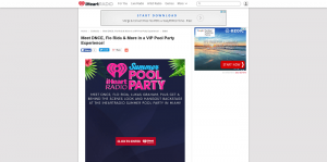 2016 iHeartRadio Summer Pool Party Sweepstakes