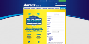 Aaron's Waltrip Family Vacation Sweepstakes