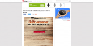 iHeartRadio Win the Live Nation Megaticket Sweepstakes