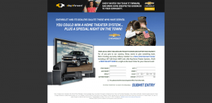 Chevy Military Appreciation Sweepstakes