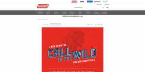 Coleman Call to the Wild Sweepstakes