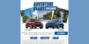 Ford Adventure Ready Giveaway At YourFordChoice.com