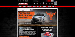 2016 Built Ford Tough Behind The Ride Sweepstakes