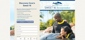 Discovery Cove's Sweet 16 Sweepstakes