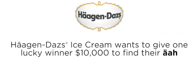 HaagenDazs.us/Aah - Häagen-Dazs Find Your Äah Instant Win Game & Sweepstakes