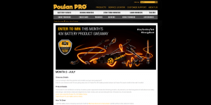 Poulan Pro Battery Series Giveaway