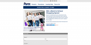 Purex Back to School Shopping Spree Sweepstakes