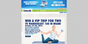 Cottonelle Namast'ay Clean Sweepstakes