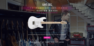 Ernie Ball Hunter Hayes Sweepstakes