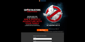 Fandango Ghostbusters Sweepstakes