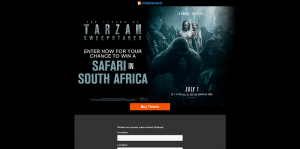 Fandango’s The Legend of Tarzan Sweepstakes