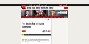 Food Network Star Fan Favorite Sweepstakes