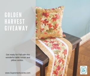 Supreme Accents Golden Harvest Giveaway