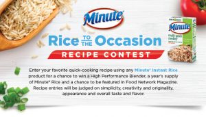 Riviana Foods Rice to the Occasion Recipe Contest