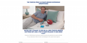 TEMPUR-Pedic Ultimate Breeze Experience Sweepstakes