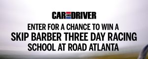 Car and Driver Skip Barber Racing School Sweepstakes