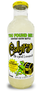 drinkcalypso treasure contest entry bottle