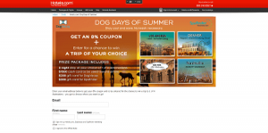 Hotels.com Dog Days of Summer Sweepstakes