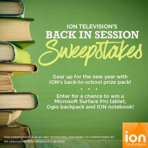 ION Television Back In Session Sweepstakes