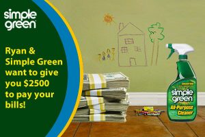 Ryan Seacrest’s Simple Green Pay Your Bills Sweepstakes