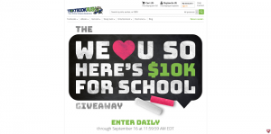 TextBookRush We ? U So Here's $10K for School Contest