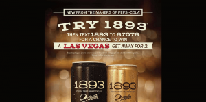 Pepsi-Cola 1893 Sweepstakes