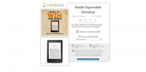 JustKindleBooks.com Kindle Paperwhite Giveaway