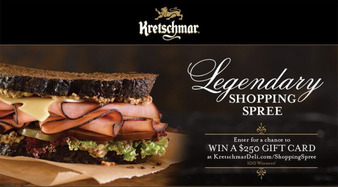 Kretschmar Legendary Shopping Spree Promotion