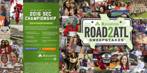 2016 Regions Bank #road2ATLsweepstakes