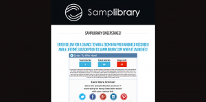 Samplibrary Sweepstakes