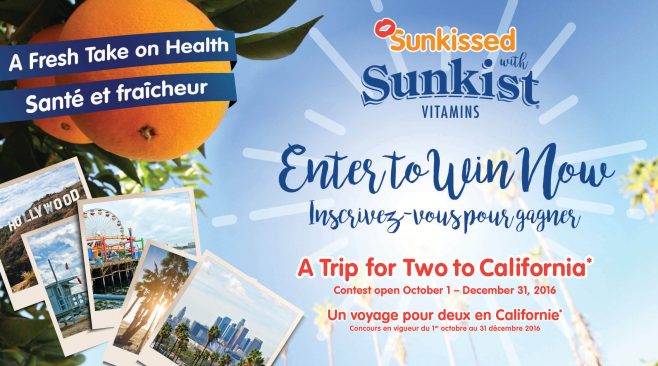 Sunkist Southern California Getaway Contest