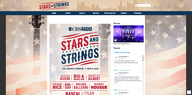 CBS Stars & Strings Sweepstakes