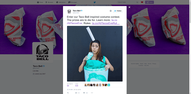 Taco Bell All Tacos Eve Contest