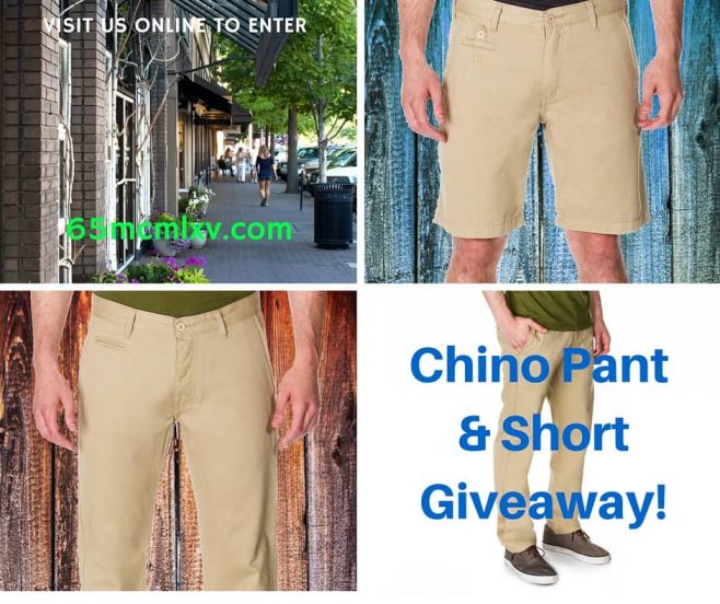 65 MCMLXV Chino Pant & Short Giveaway