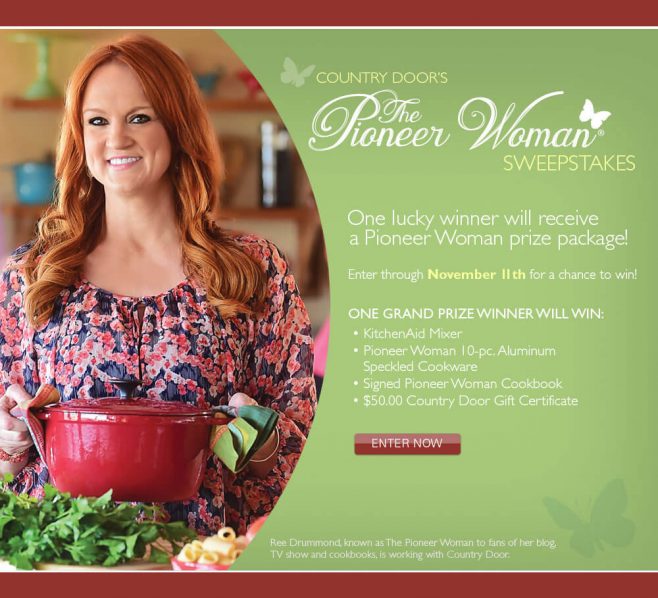 Country Door’s The Pioneer Woman Sweepstakes