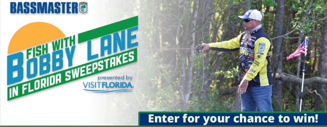 Bassmaster Fish with Bobby Lane in Florida Sweepstakes