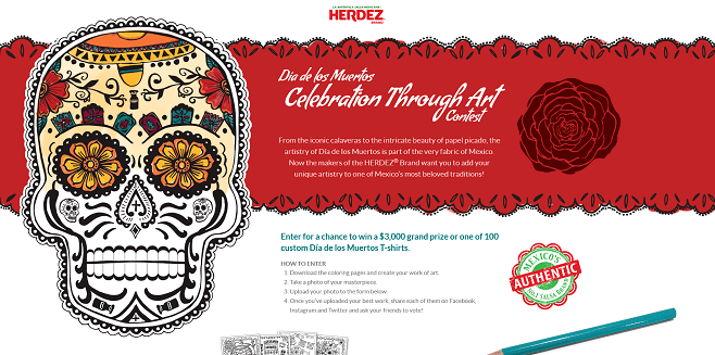 Herdez Dia de Los Muertos Celebration Through Art Contest