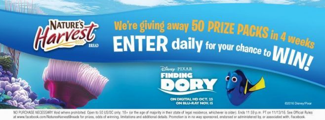 Nature's Harvest Make a Splash with Whole Grains Instant Win Game & Sweepstakes