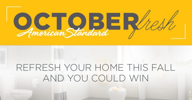 American Standard OctoberFresh Sweepstakes