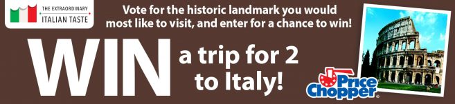 Price Chopper Trip to Italy Sweepstakes