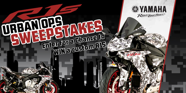 Yamaha R1S Urban Ops Sweepstakes