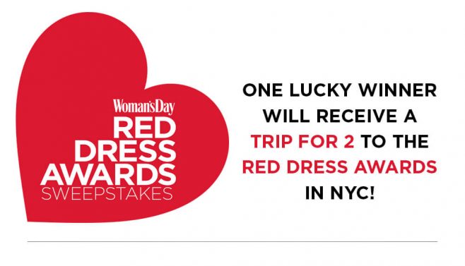 Woman’s Day 2017 Red Dress Awards Sweepstakes