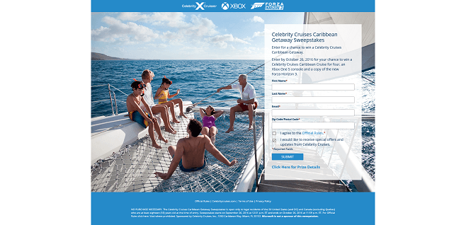 Celebrity Cruises Caribbean Getaway Sweepstakes