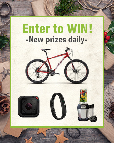 Vitacost 25 Days of Holiday Giveaways 