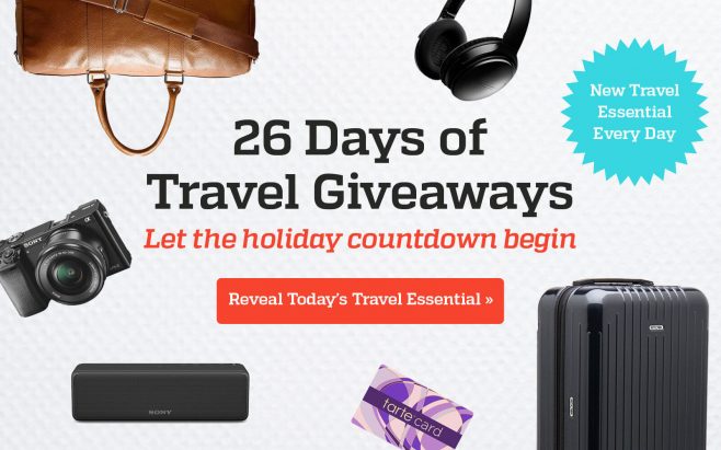 Travel + Leisure 26 Days of Travel Giveaways